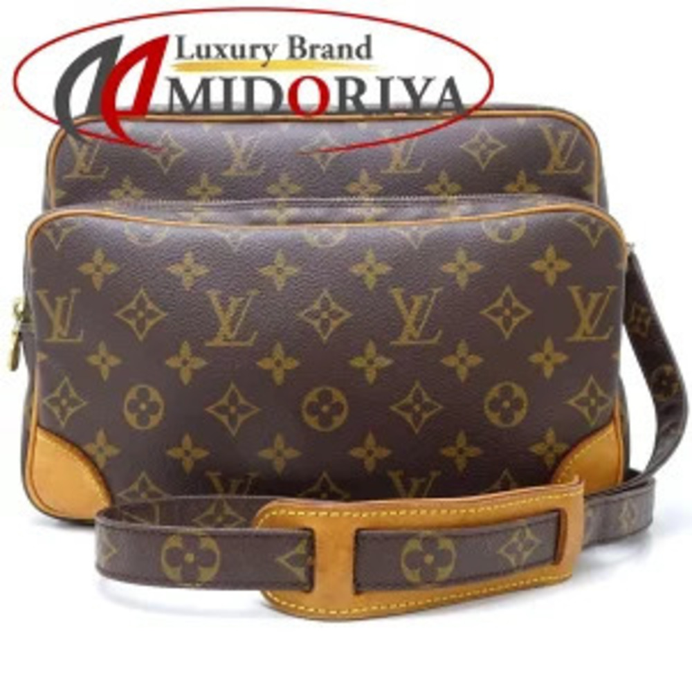 LOUIS VUITTON Monogram Nile Crossbody Shoulder Bag Brown